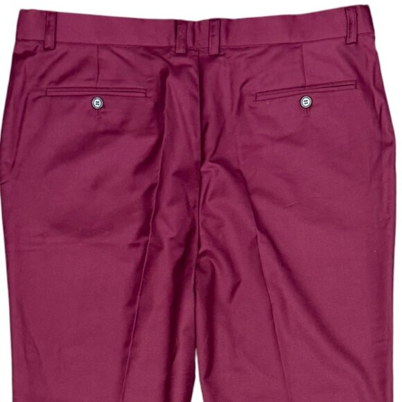 NEW Men's NORDSTROM Burgundy Dress Pants | Size 2XL - Picture 4 of 6